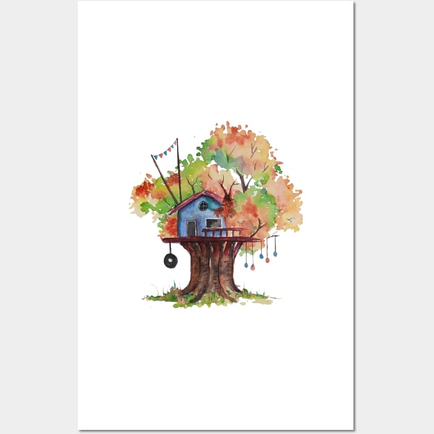 Tree House Wall Art by Canvases-lenses